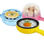 egg boiler Multifunction household mini egg omelette Pancakes Electric Fried Steak Frying Pan Non-Stick Boiled eggs boiler steamer Shut Off