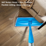 Microfiber Mop Floor Cleaning System - Washable Pads Perfect Cleaner for Hardwood, Laminate & T