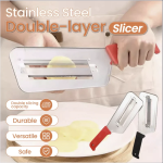 🎁 Perfect Kitchen Gift! ✅ Premium Double-Layer Stainless Steel Slicer