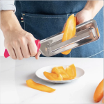 🎁 Perfect Kitchen Gift! ✅ Premium Double-Layer Stainless Steel Slicer